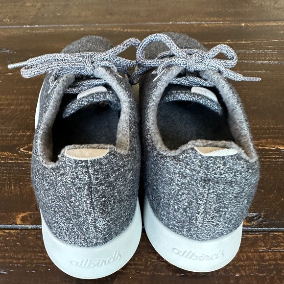 Allbirds Wool Runners Ash Gray Sneakers Lace Up Washable Shoes Womens Size 9 - Picture 4 of 9
